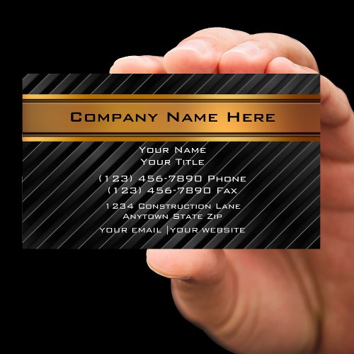 Construction Business Cards