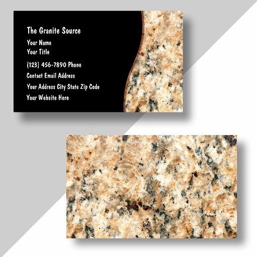 Customizable Construction Business Cards