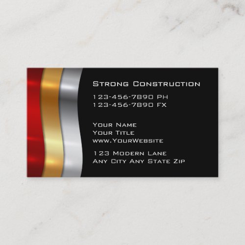 Construction Business Cards