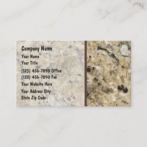 Customizable Construction Business Cards