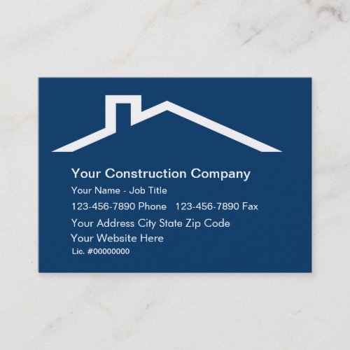 Construction Business Cards