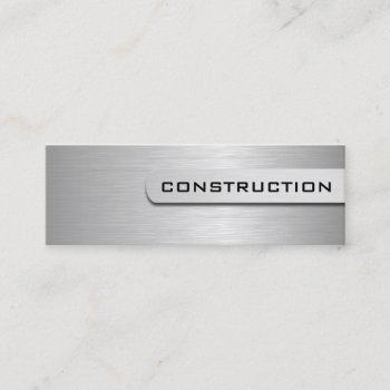 Construction Business Cards by BusinessTemplate at Zazzle