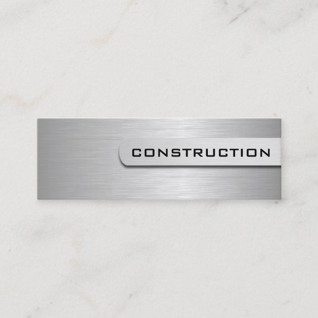 Construction Business Cards (Front)