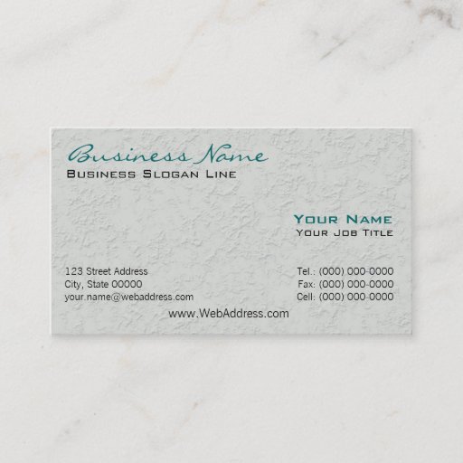 Customizable Construction Business Cards