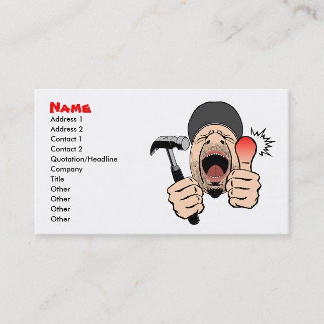 Construction Business/Profile Card (Front)