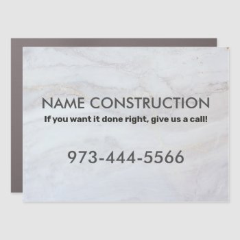 Construction Car Magnet by MsRenny at Zazzle