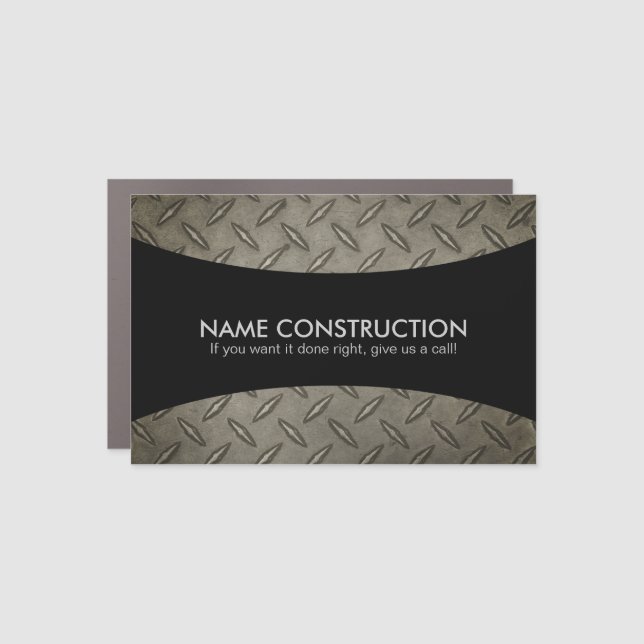 Construction Car Magnet (Front)