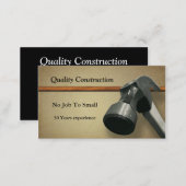 Construction Card (Front/Back)