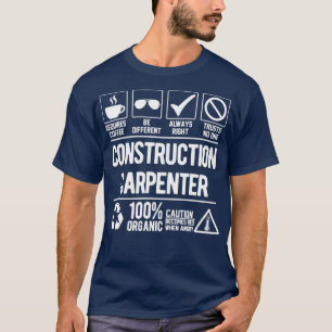 Construction Carpenter Job T-Shirt