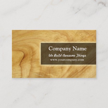 Construction/carpentry Business Card