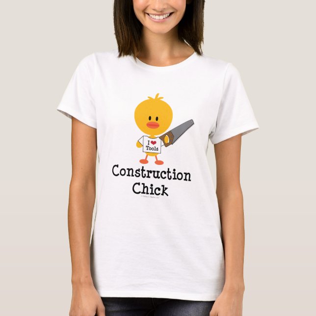 Construction Chick Ringer Tee (Front)