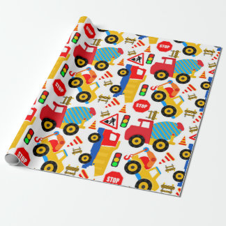 construction wrapping paper