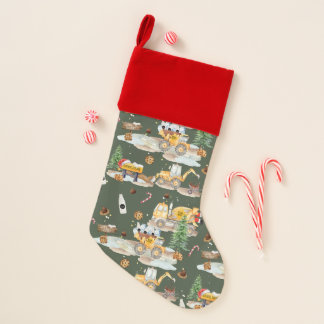 Construction Christmas Stocking