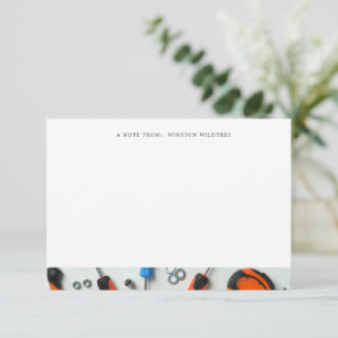 Construction Cluster Custom Name  Note Card