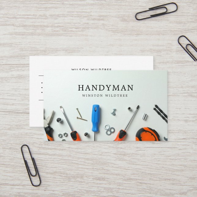 Construction Cluster | Skillsets Business Card (Front/Back In Situ)