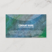 Construction company Business Card (Concrete) (Back)