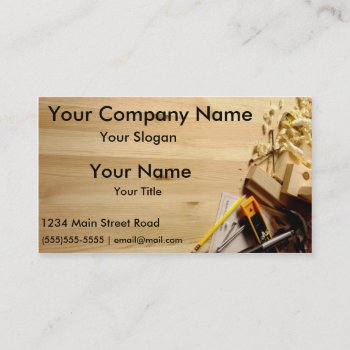 Construction Company Business Cards by Hodge_Retailers at Zazzle