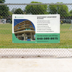 Construction Company Info Banner