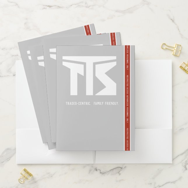 Construction Company Presentation Folder (In Situ)