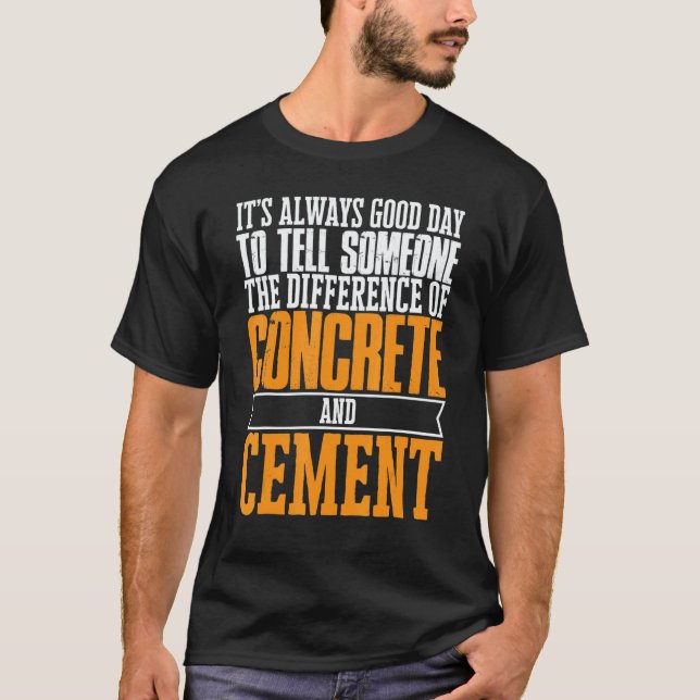Construction Concrete Finisher 12 T-Shirt (Front)