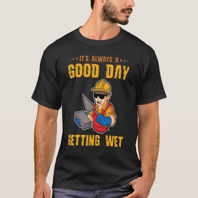 Construction Concrete Finisher 2 T-Shirt (Front)