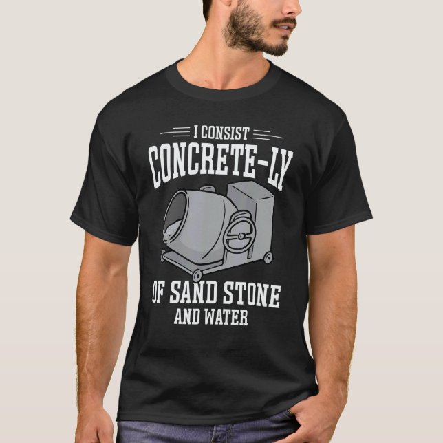 Construction Concrete Finisher 7 T-Shirt (Front)