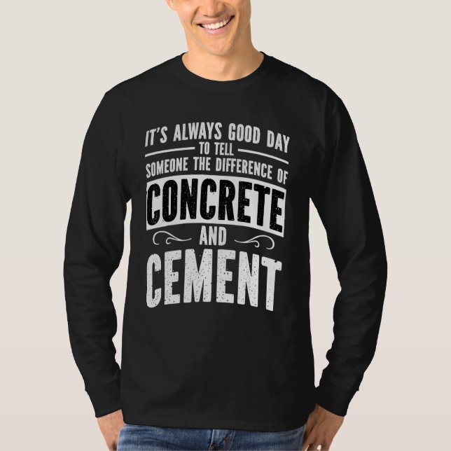 Construction Concrete Finisher 8 T-Shirt (Front)