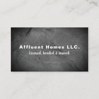 Construction | Contractor Business Card