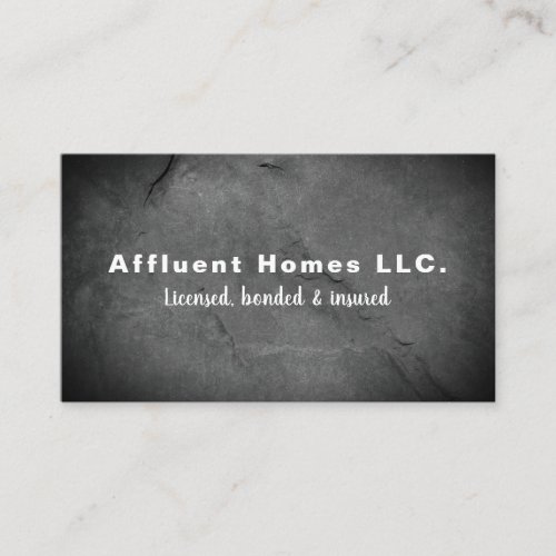Construction  Contractor Business Card