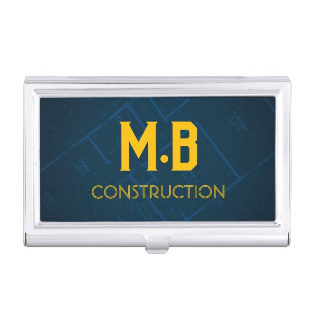 Construction/Contractor Business Card Holder/ Case (Front)