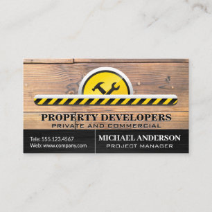 Construction   Contractor   Carpentry Business Card
