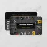 Construction | Contractor | Handy Man Business Card at Zazzle
