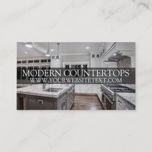 Construction Countertops Tile Stone Granite Marble Business Card