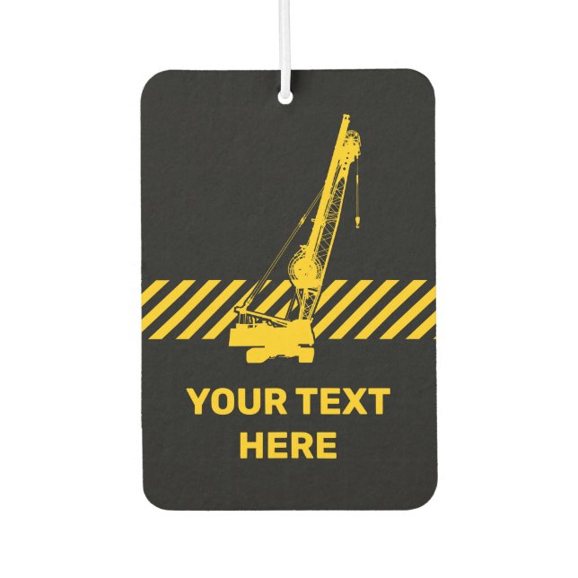 Construction Crane Air Freshener (Front)