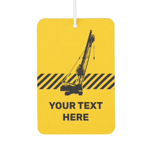 Construction Crane Air Freshener (Front)