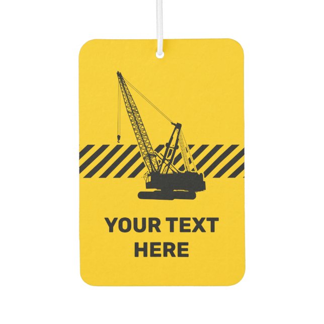Construction Crane Air Freshener (Front)