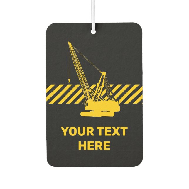 Construction Crane Air Freshener (Front)