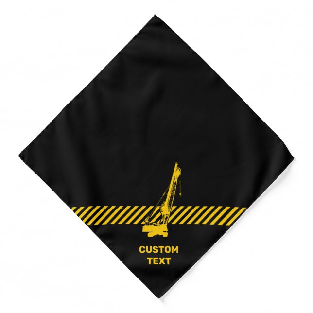 Construction Crane Bandana (Front)