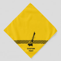 Construction Crane Bandana