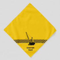 Construction Crane Bandana