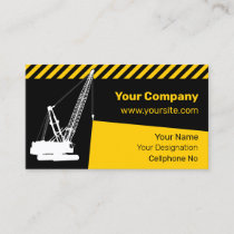 Construction Crane Business Card