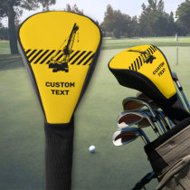 Construction Crane Golf Head Cover