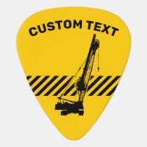 Construction Crane Guitar Pick