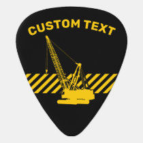 Construction Crane Guitar Pick