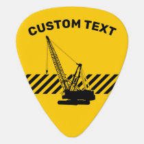 Construction Crane Guitar Pick