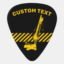 Construction Crane Guitar Pick