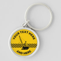 Construction Crane Keychain