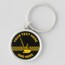 Construction Crane Keychain