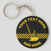 Construction Crane Keychain