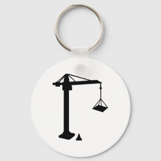 Construction crane keychain